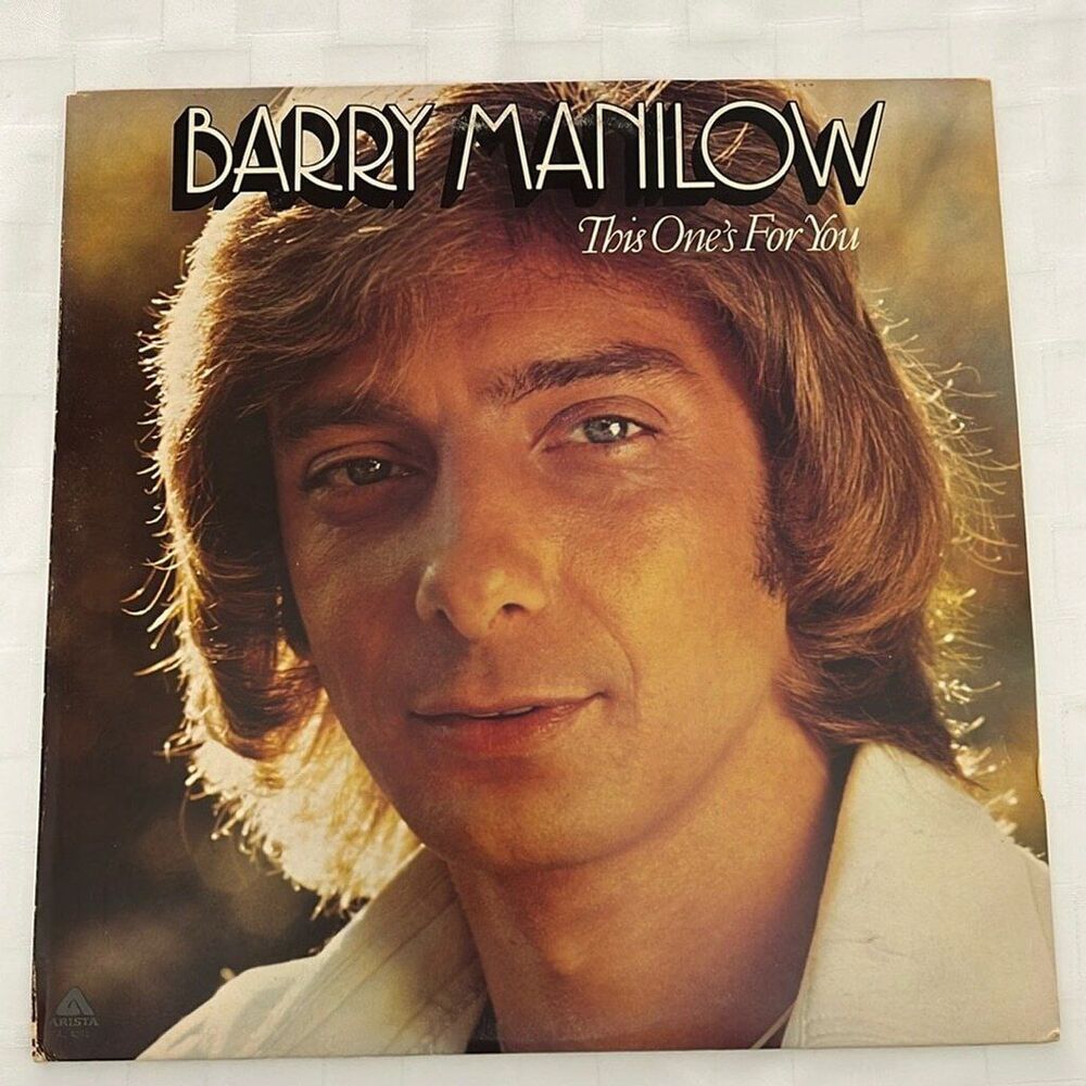 LP Vinyl Barry Manilow This One's For You with Intact Dust Cover and Sleeve